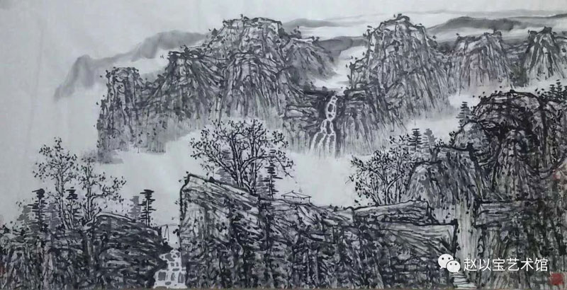 浓墨淡彩总相宜——赵以宝山水画作品欣赏(图2)